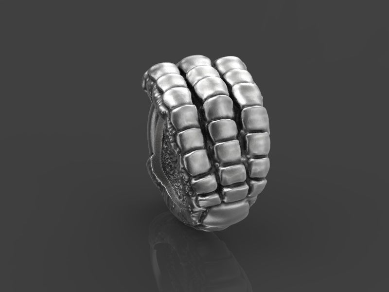 Crows foot ring 3d model for 3d printing 3D print model 3D print model_4