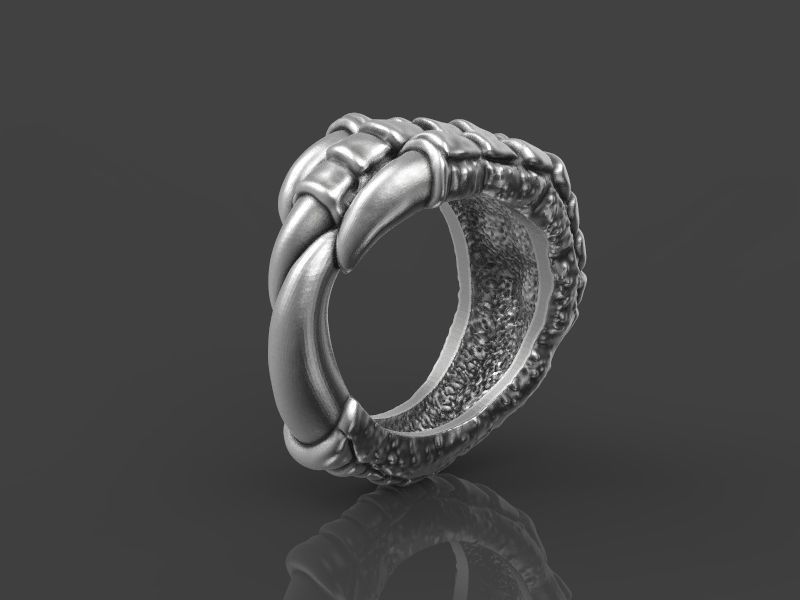 Crows foot ring 3d model for 3d printing 3D print model 3D print model_7
