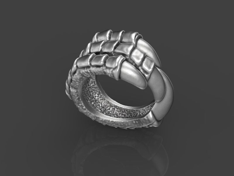 Crows foot ring 3d model for 3d printing 3D print model 3D print model_8