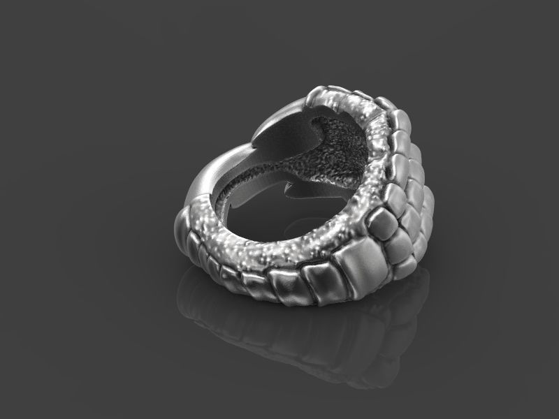 Crows foot ring 3d model for 3d printing 3D print model 3D print model_11