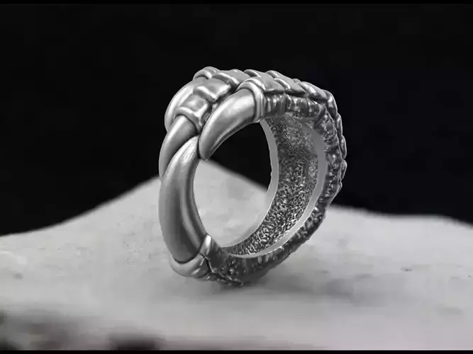 Crows foot ring 3d model for 3d printing 3D print model 3D print model