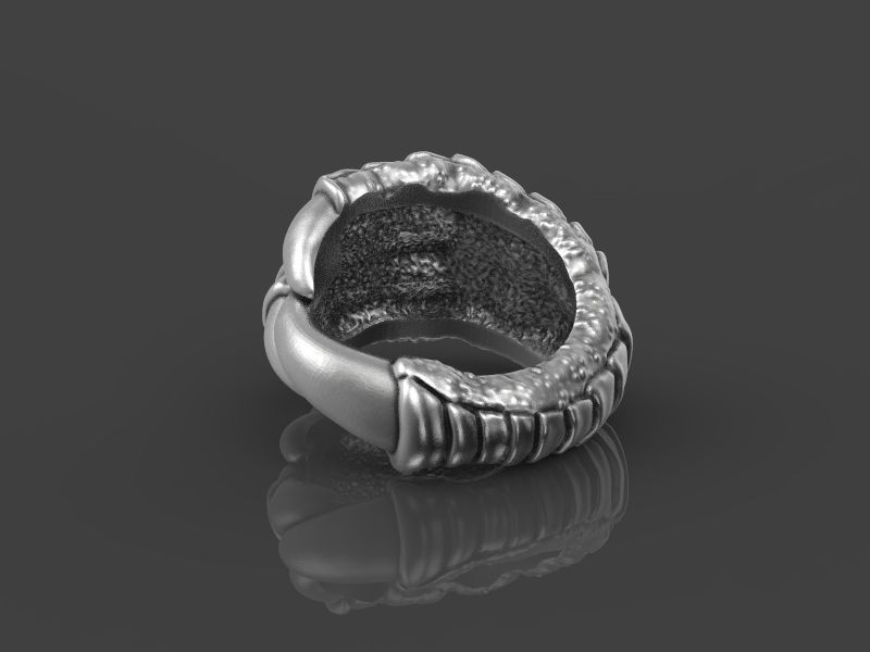 Crows foot ring 3d model for 3d printing 3D print model 3D print model_10