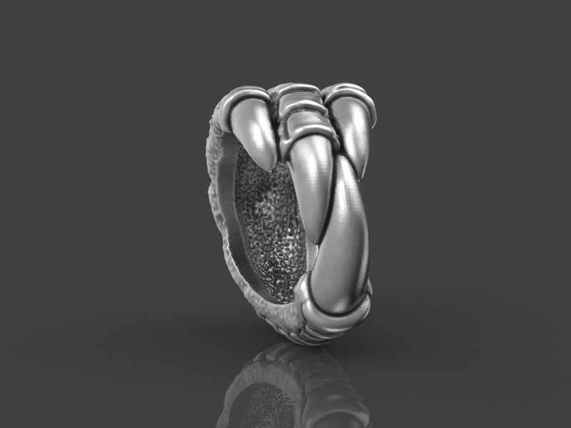 Crows foot ring 3d model for 3d printing 3D print model 3D print model_1