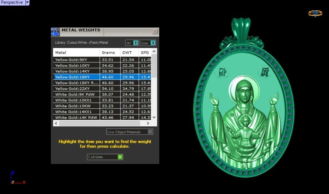 Jesus Christ pendant 3D print model_8