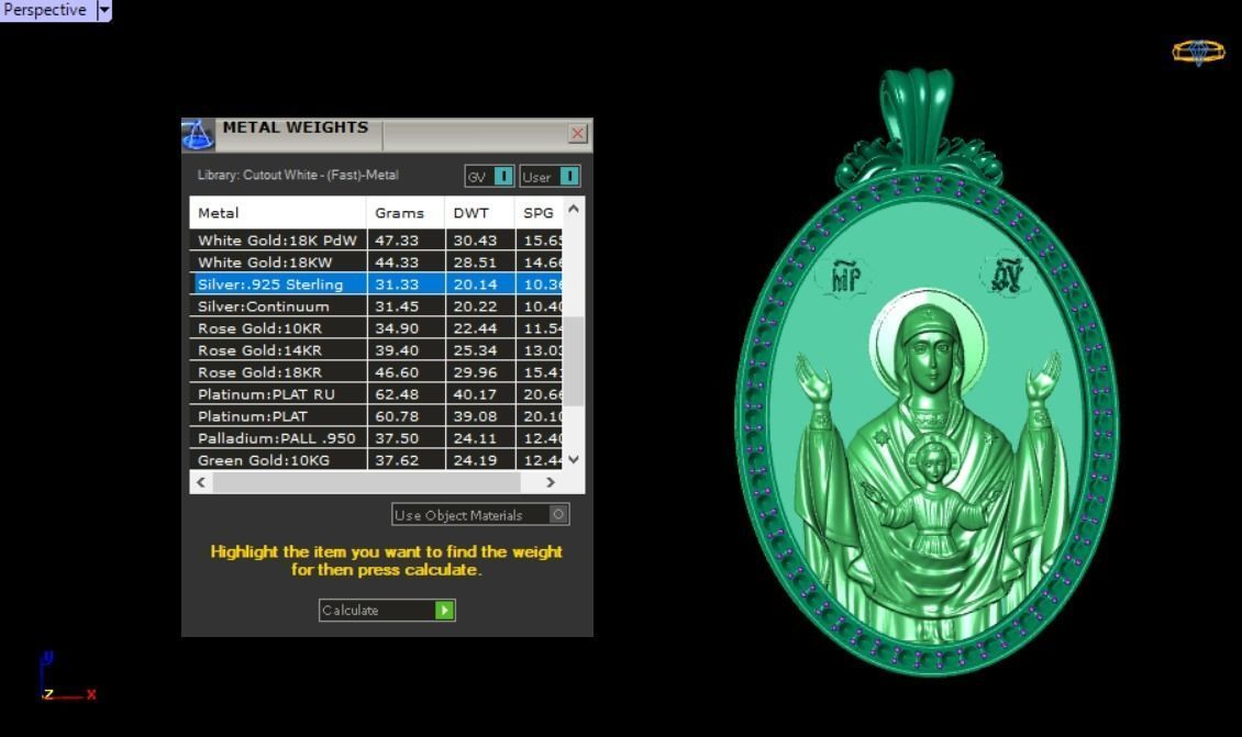 Jesus Christ pendant 3D print model_9