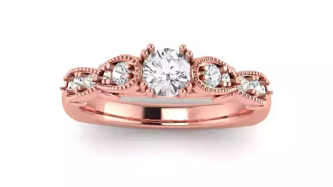 Solitaire Wedding Engagement Women Ring Fancy Ring