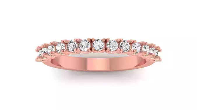 Solitaire Wedding Engagement Women Round Diamond Ring