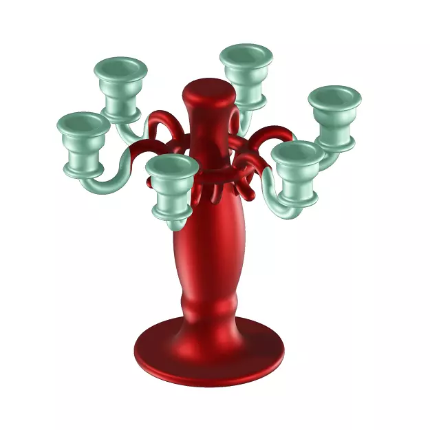 Fancy Candle Holder 3D model_0