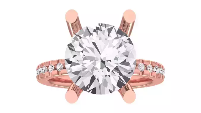 Solitaire Wedding Engagement Women Ring Pointer Ring