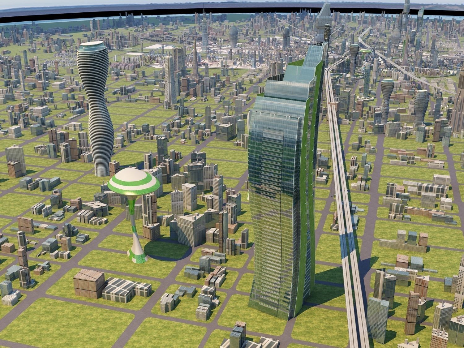 Future city  3D model_5