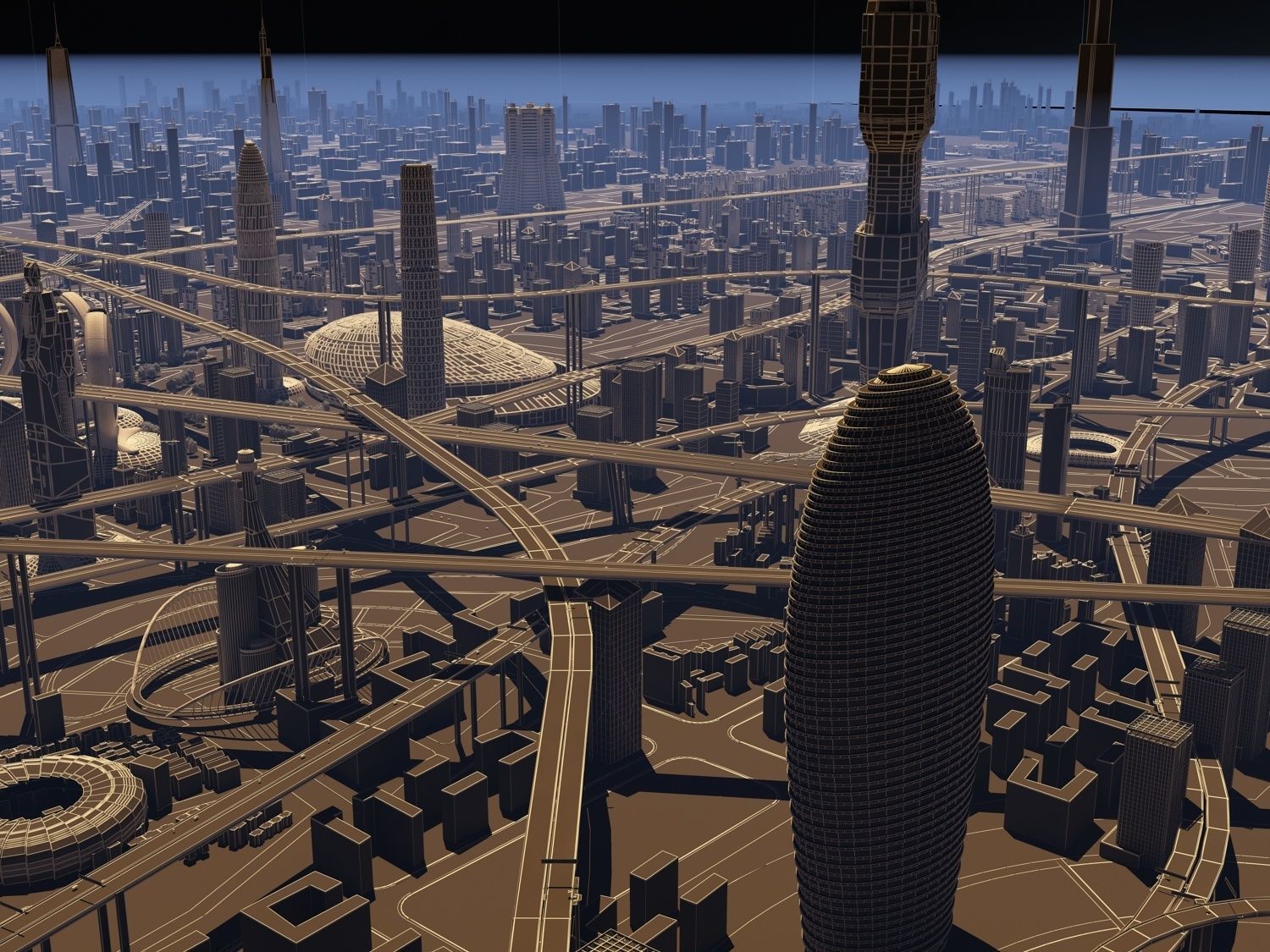 Future city  3D model_19