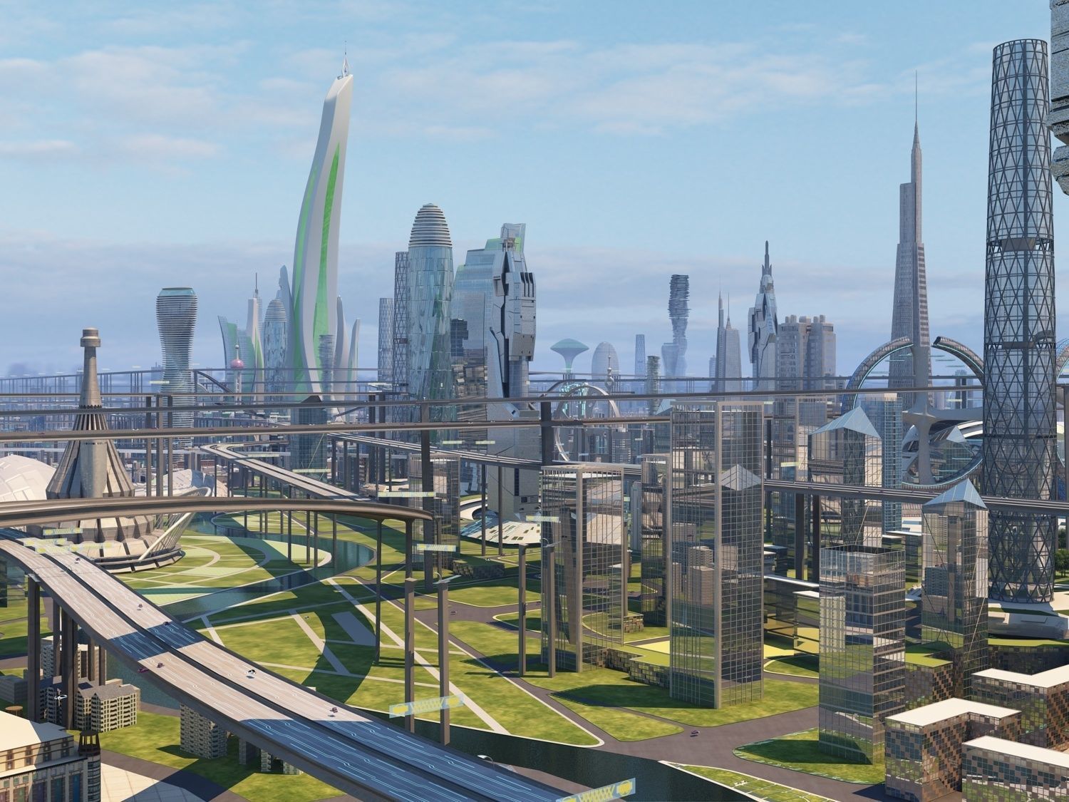 Future city  3D model_15