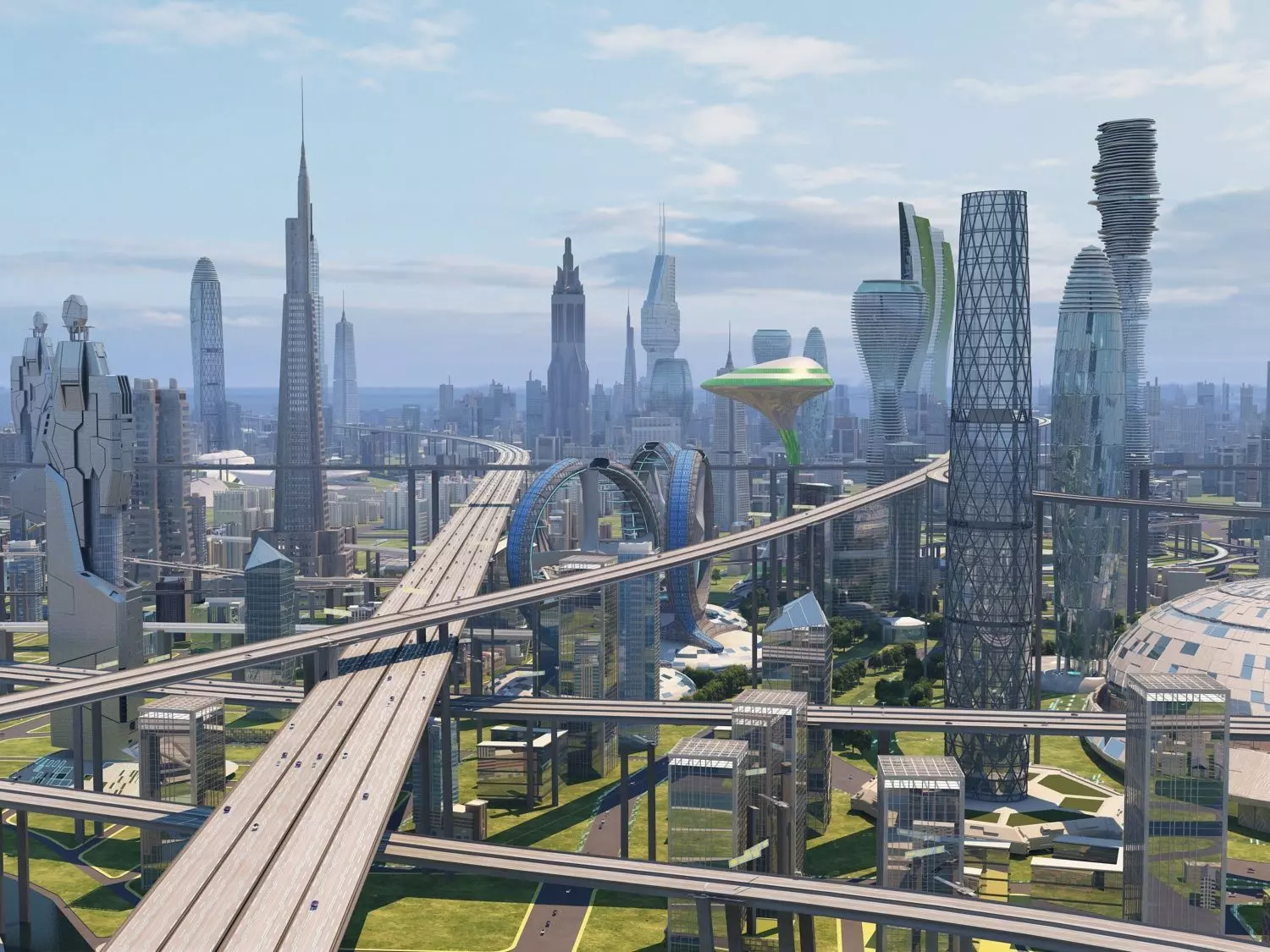 Future city  3D model_0