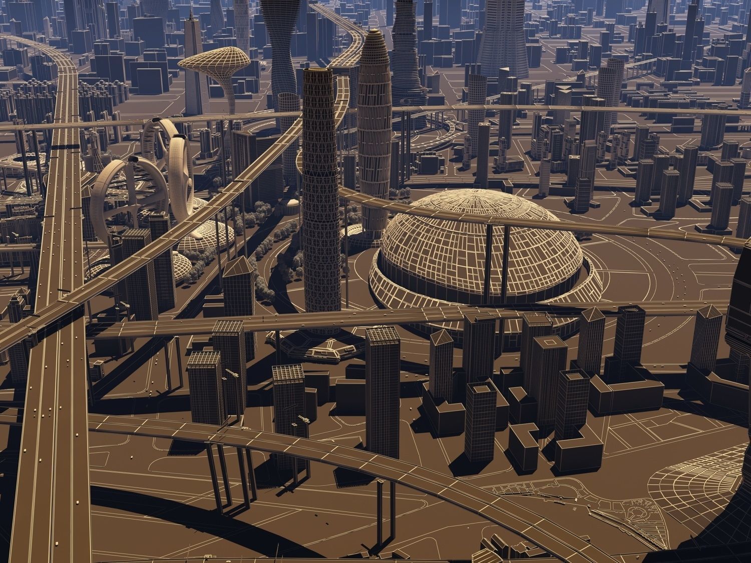 Future city  3D model_18