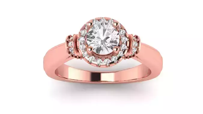 Solitaire Wedding Engagement Women Ring Unique Ring