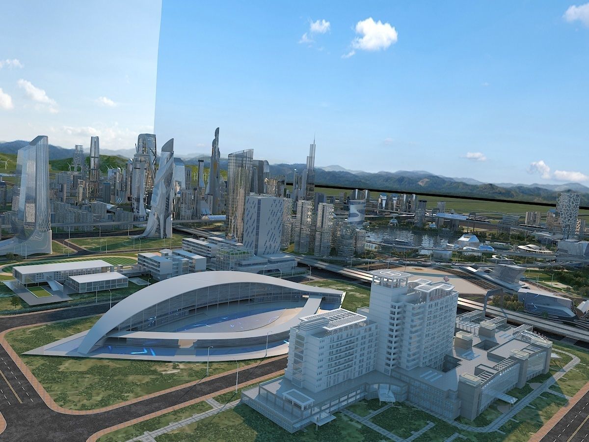 Future city  3D model_7
