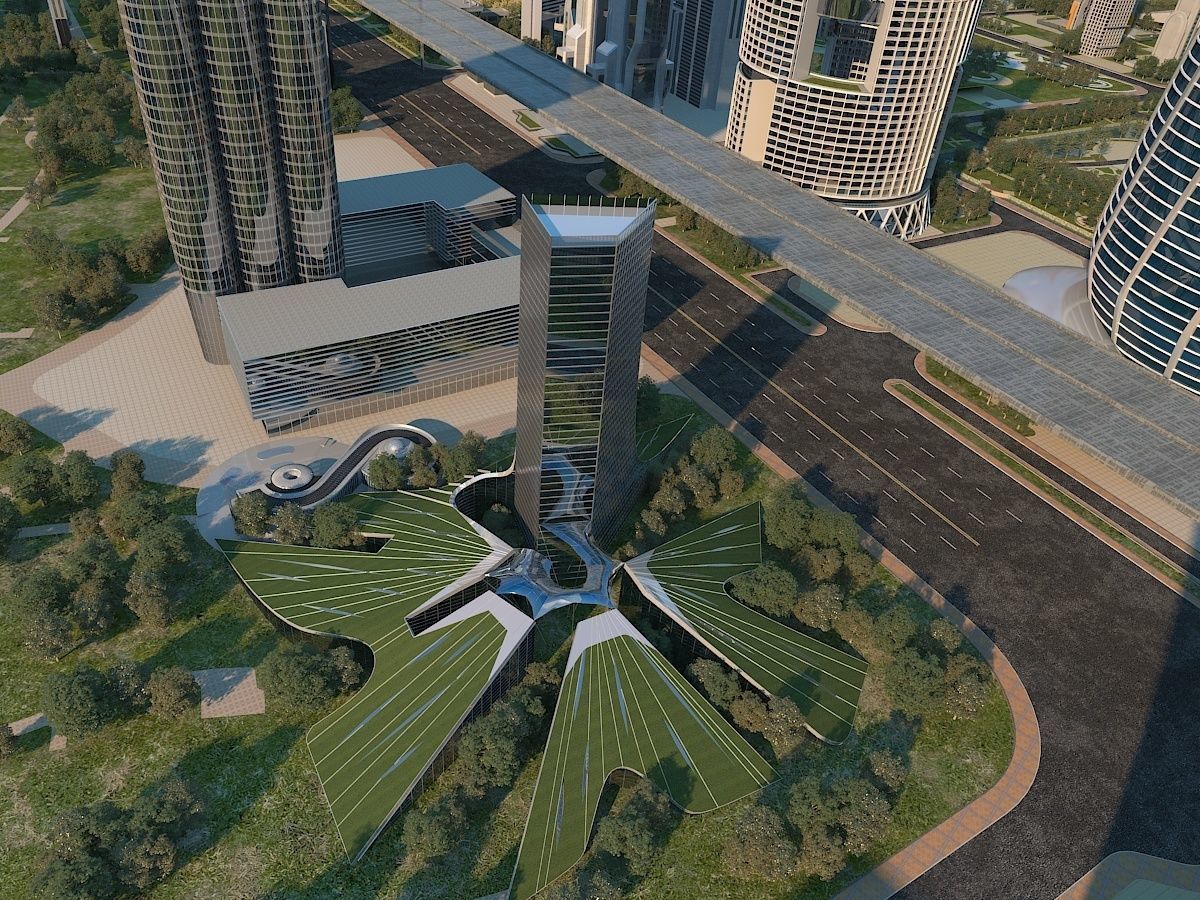 Future city  3D model_12