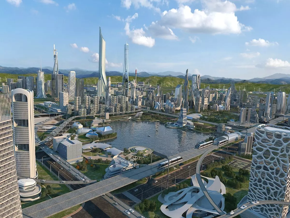 Future city  3D model_0