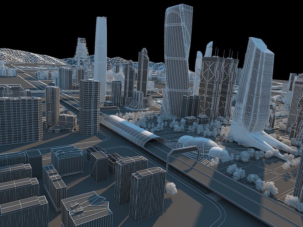 Future city  3D model_17