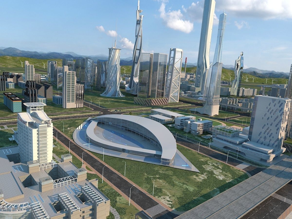 Future city  3D model_6