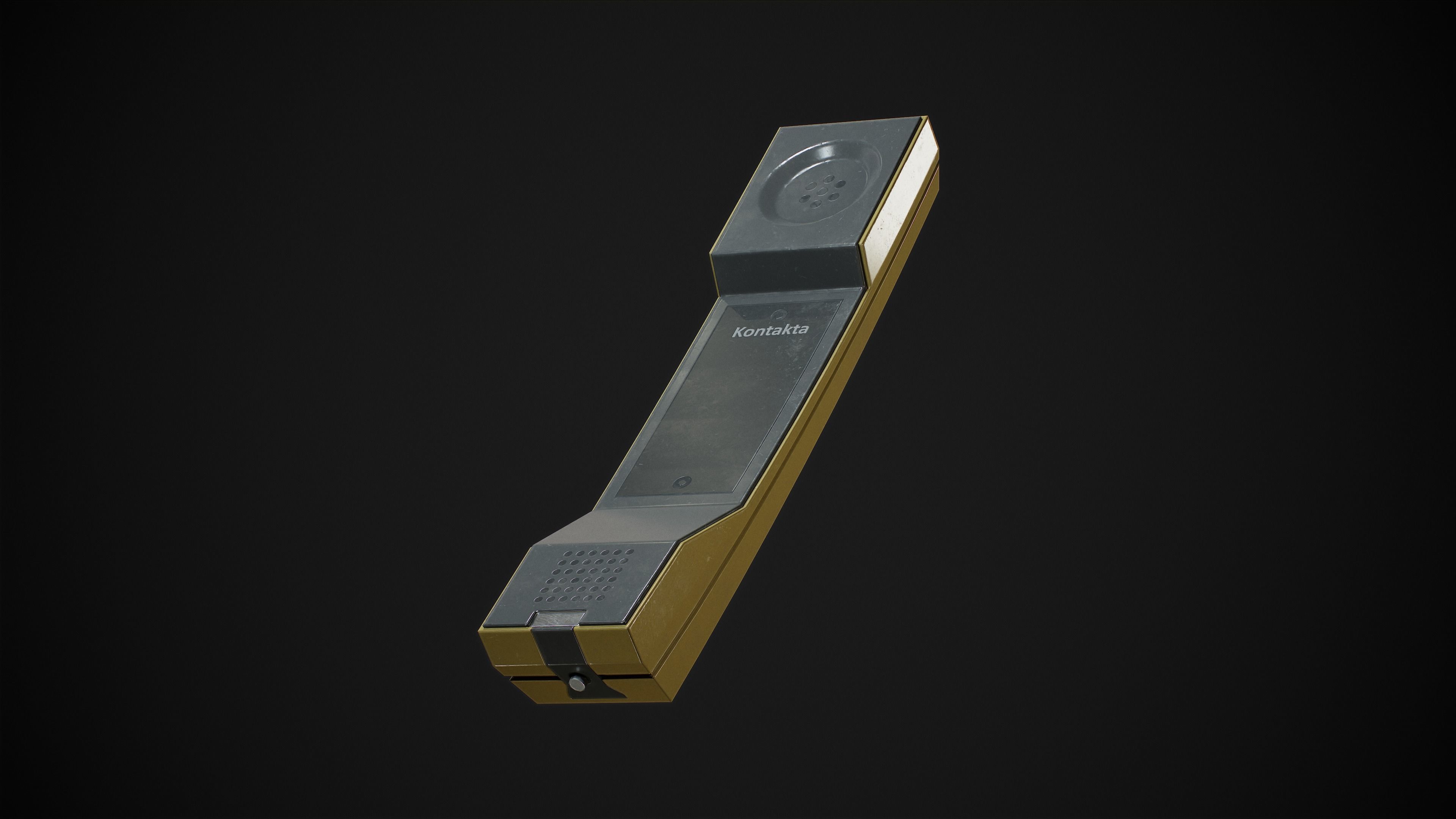 Cyberpunk Telephone Low-poly 3D model Low-poly 3D model_7