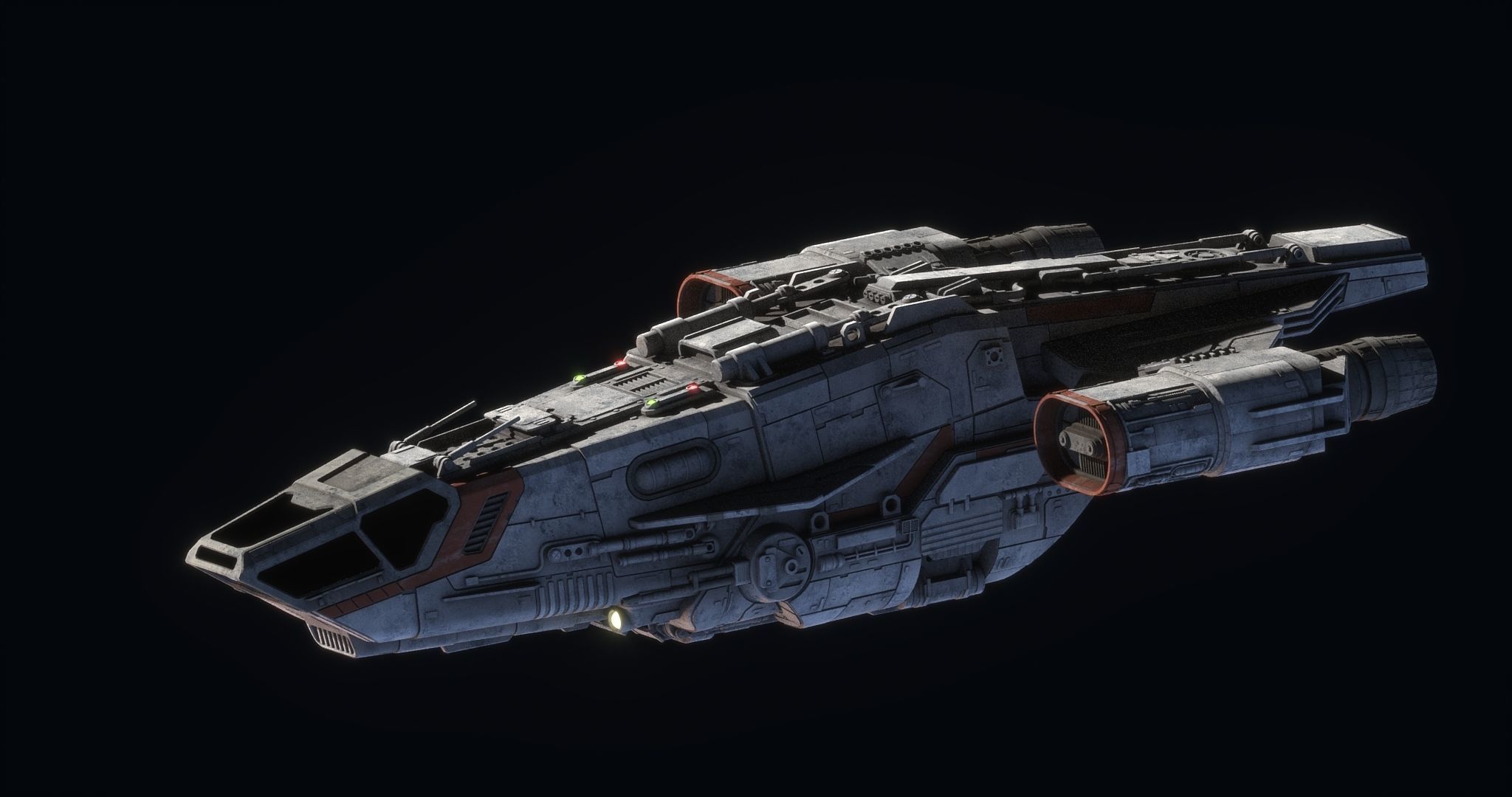 Bounty Hunter Ship - Star Wars 3D model_2