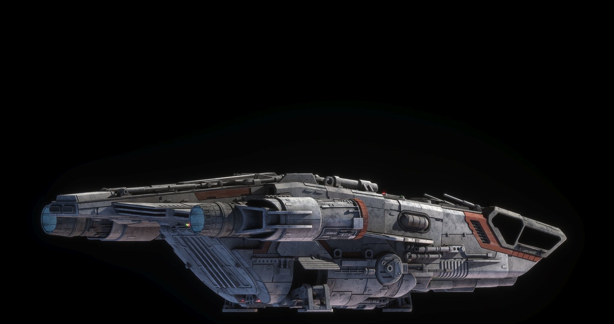 Bounty Hunter Ship - Star Wars 3D model_6