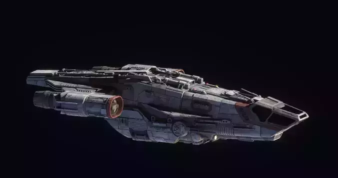 Bounty Hunter Ship - Star Wars 3D model