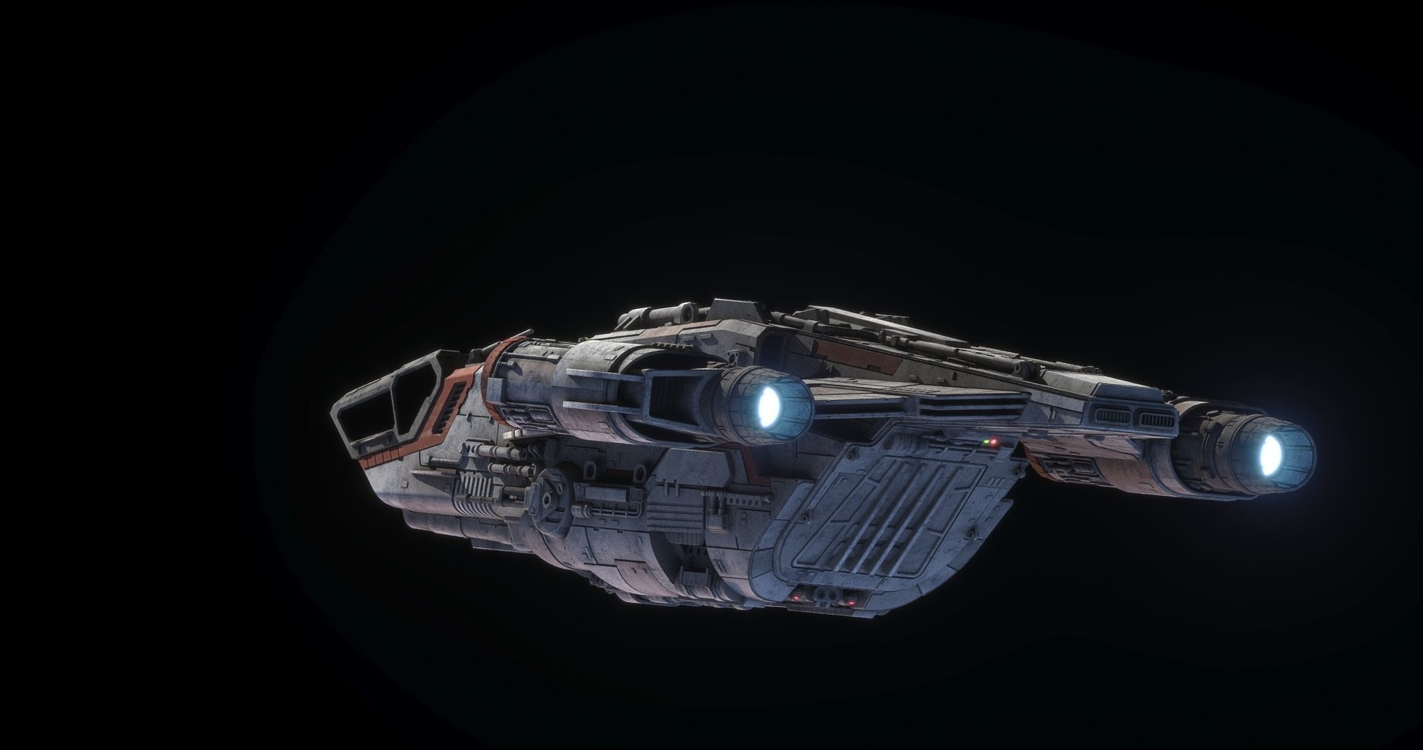 Bounty Hunter Ship - Star Wars 3D model_3