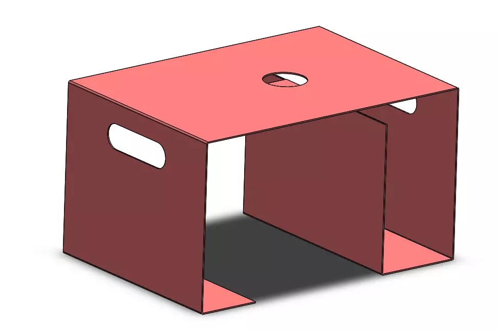 Coffee table sheet metal 3D print model_0