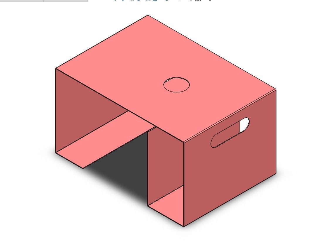 Coffee table sheet metal 3D print model_5