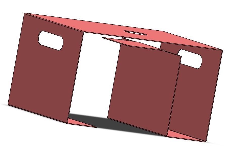 Coffee table sheet metal 3D print model_6