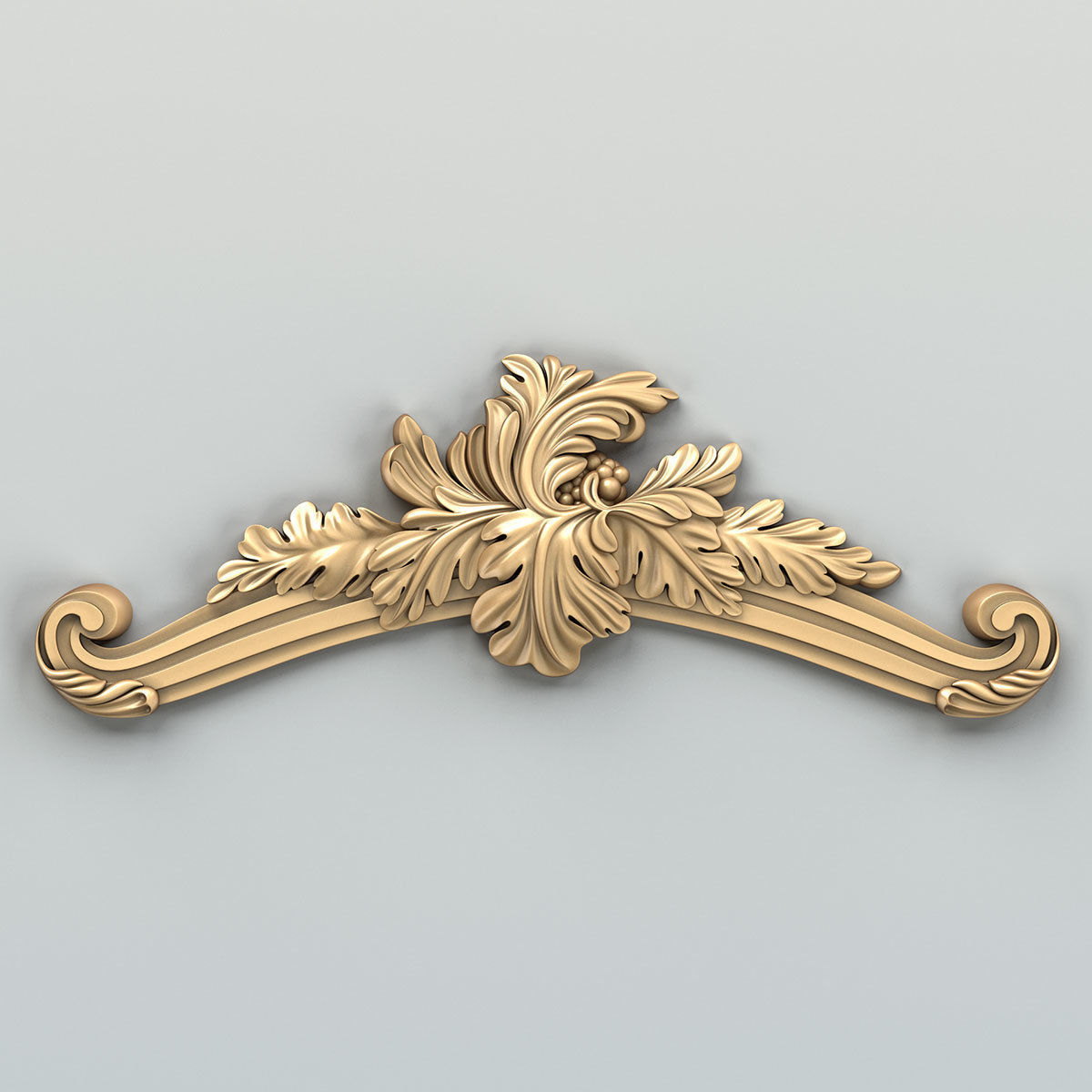 Carved decor central 037 3D model_1