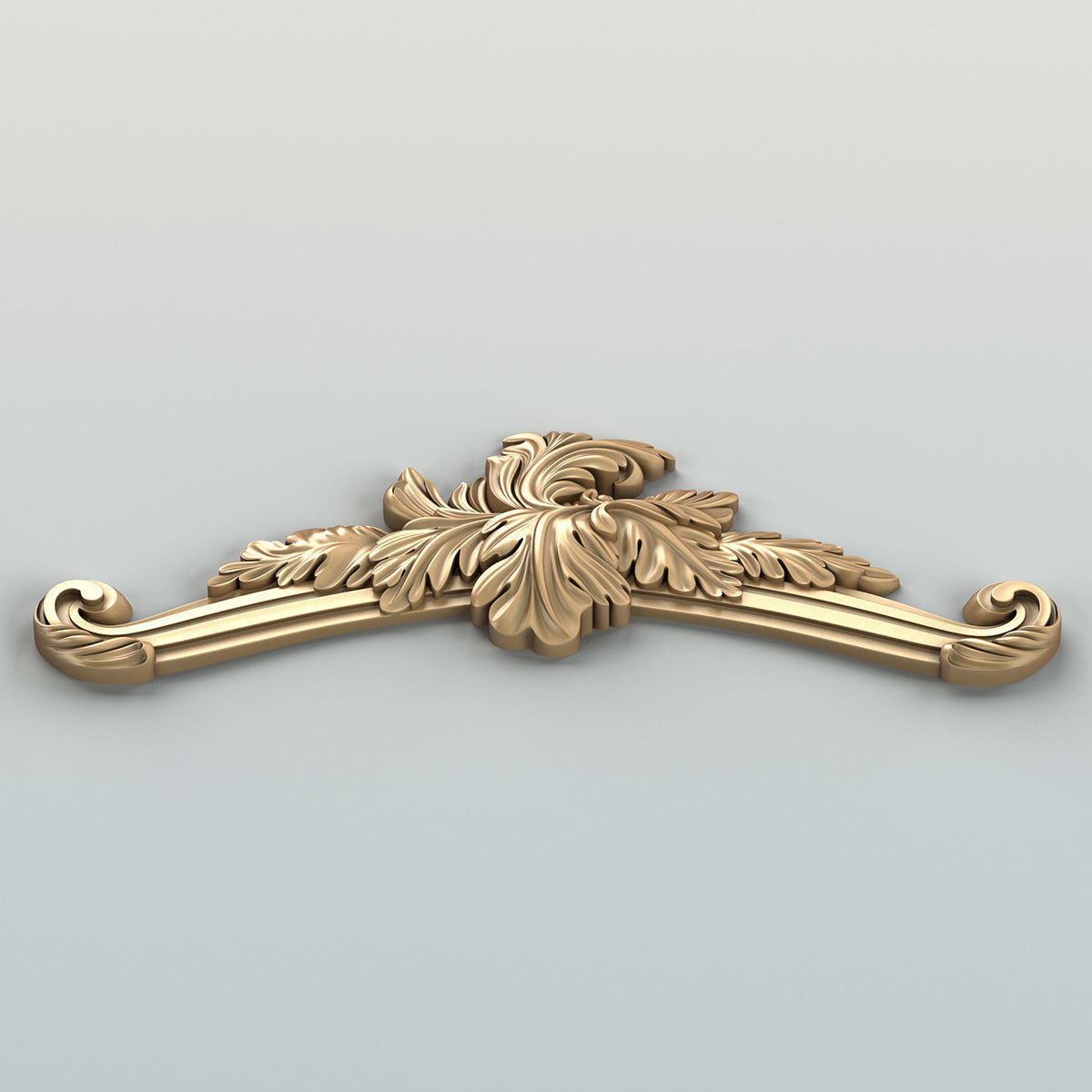 Carved decor central 037 3D model_3