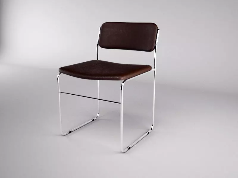 Minimal Office Chair Free 3D model