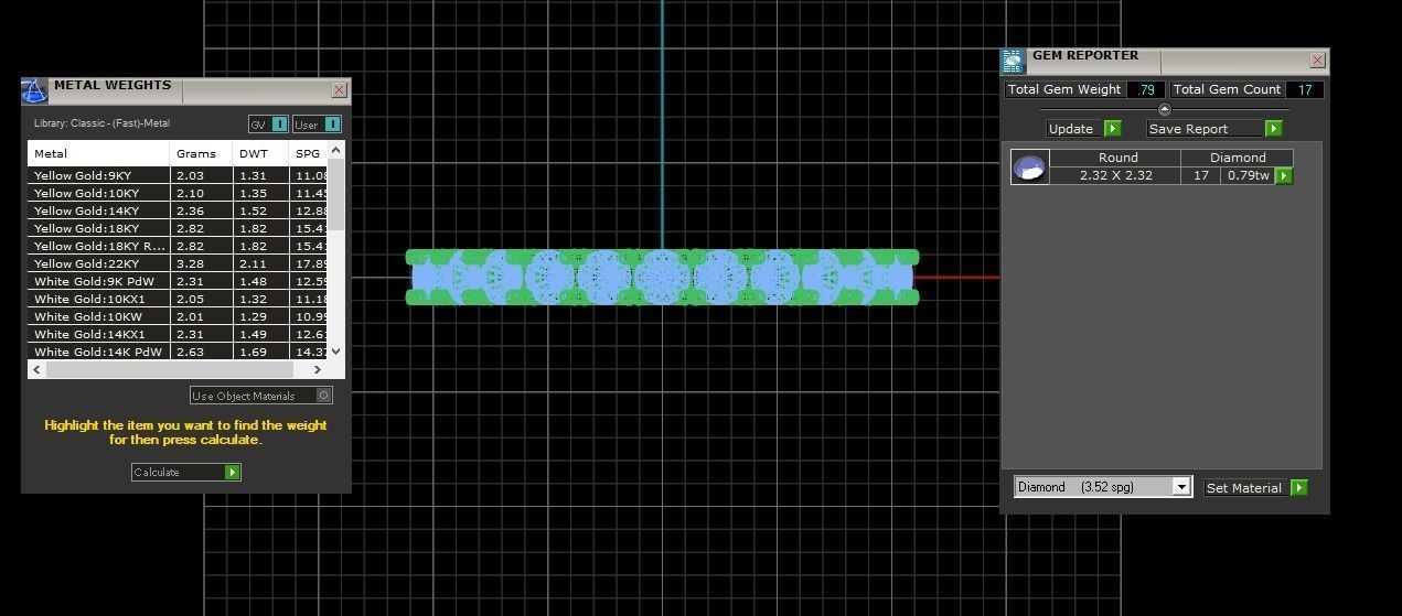 Round Diamond Eternity Diamond Band Rings Minimalist Band 3D print model_3