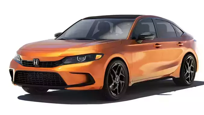 Honda Civic sedan 2022 3D model