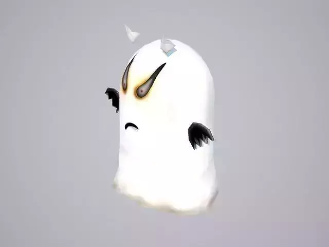 Ghost Low Poly Character MAX 2011 Low-poly 3D model