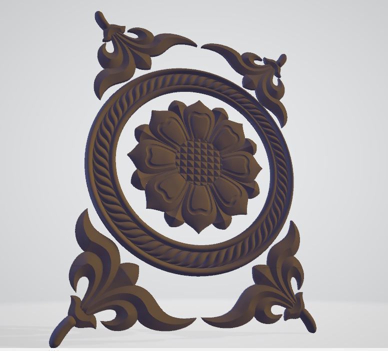 Furniture Appliques 5 3D model_4