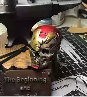Iron Man Skull 3D print model