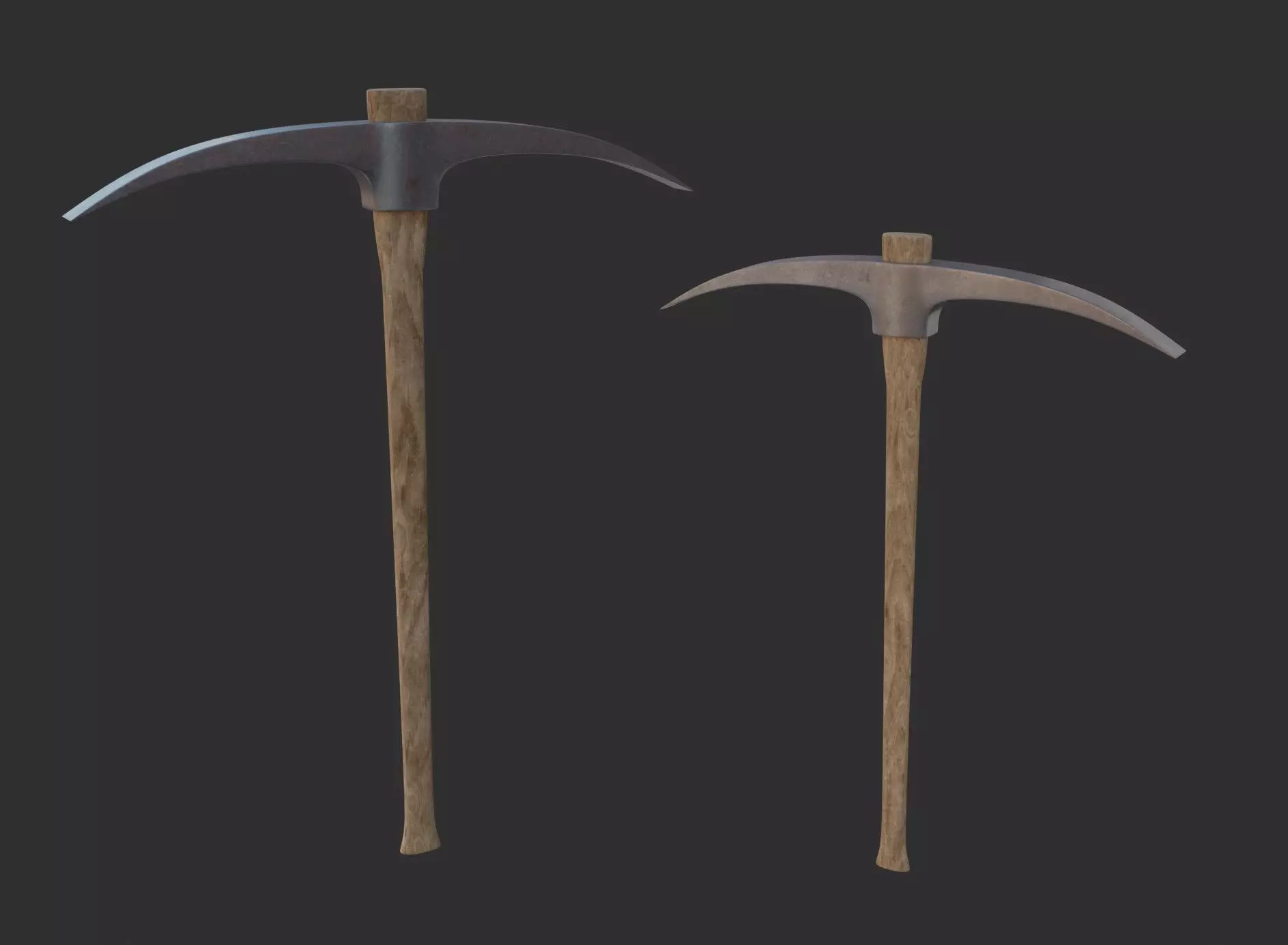Pick 3D Model axe Low-poly 3D model_0