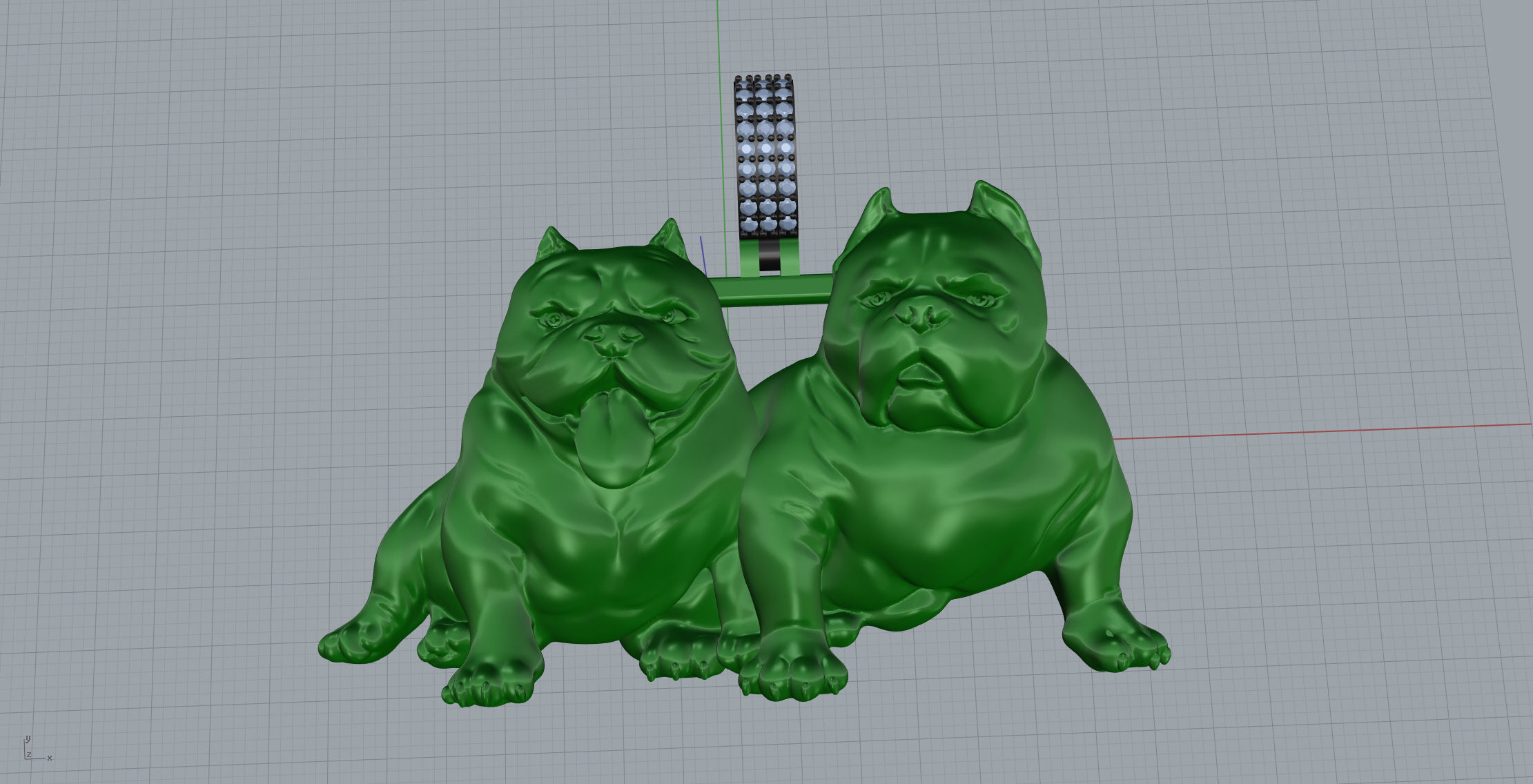 Bully Pendant 3D print model_5