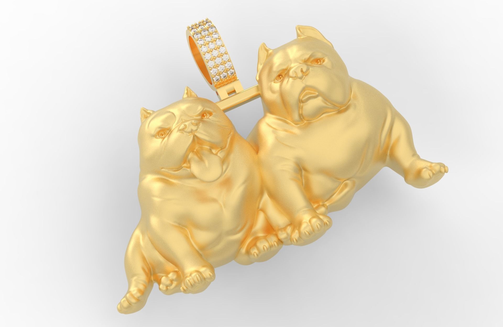 Bully Pendant 3D print model_2