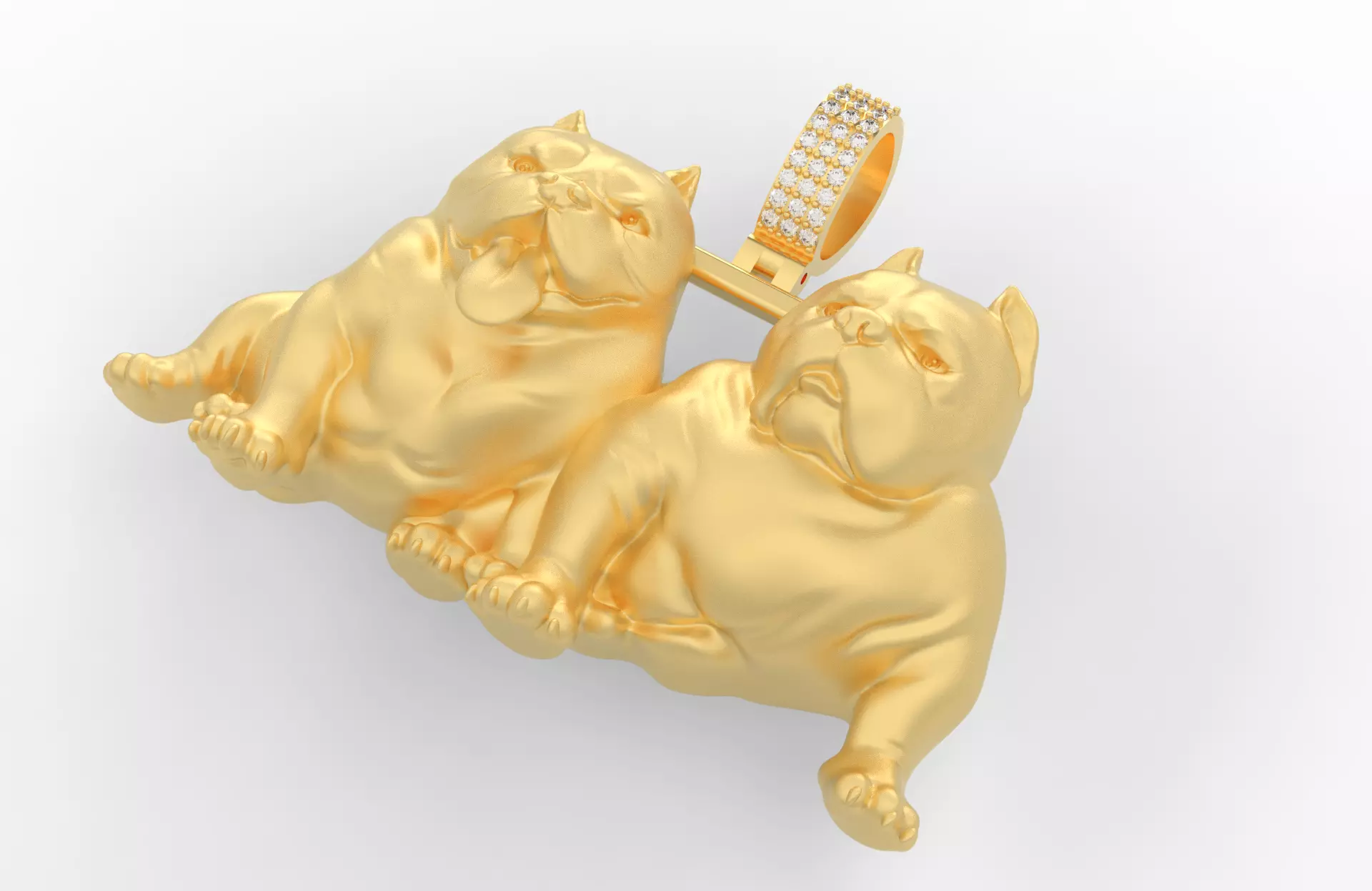 Bully Pendant 3D print model_0