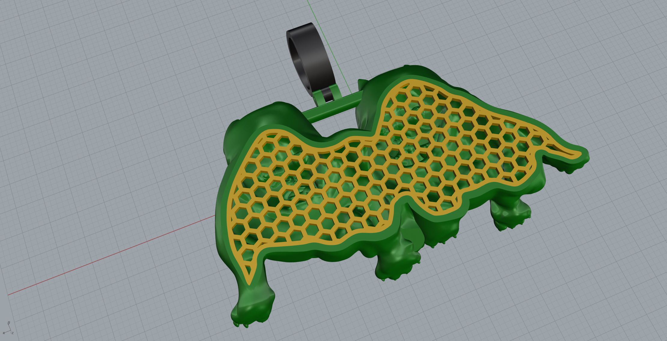 Bully Pendant 3D print model_8