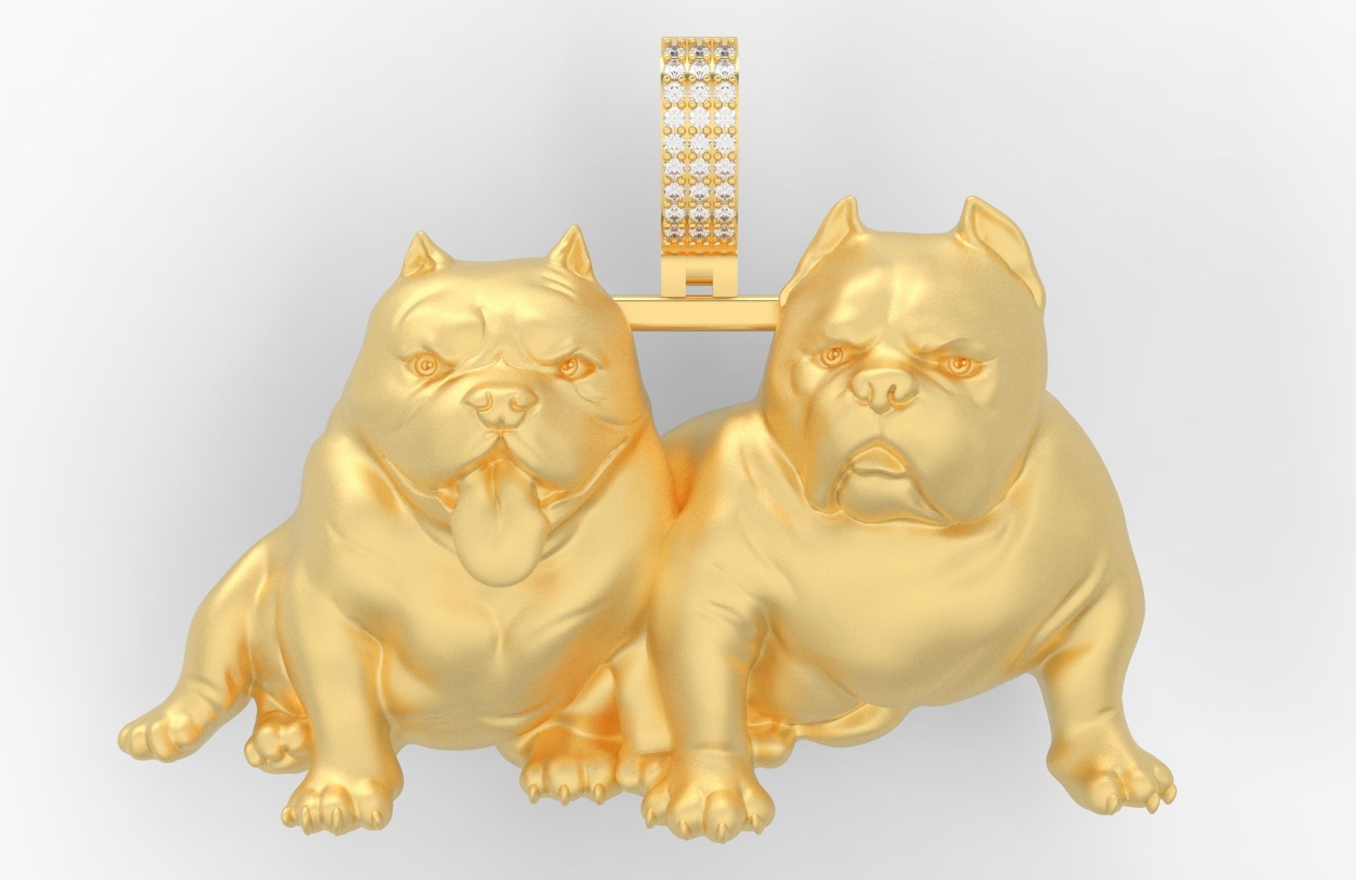 Bully Pendant 3D print model_1