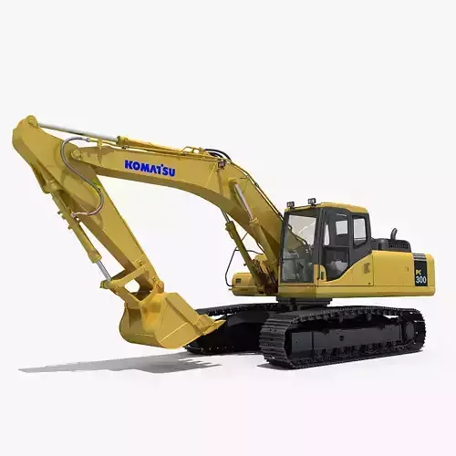 Komatsu Excavator PC300 3D model