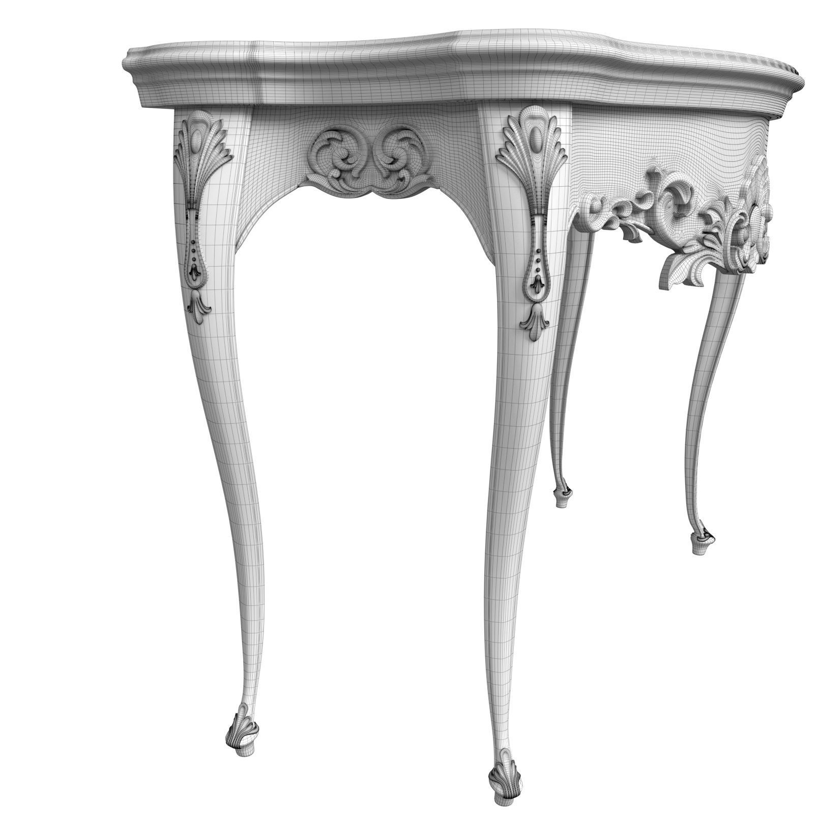 Console classic 3D model_9