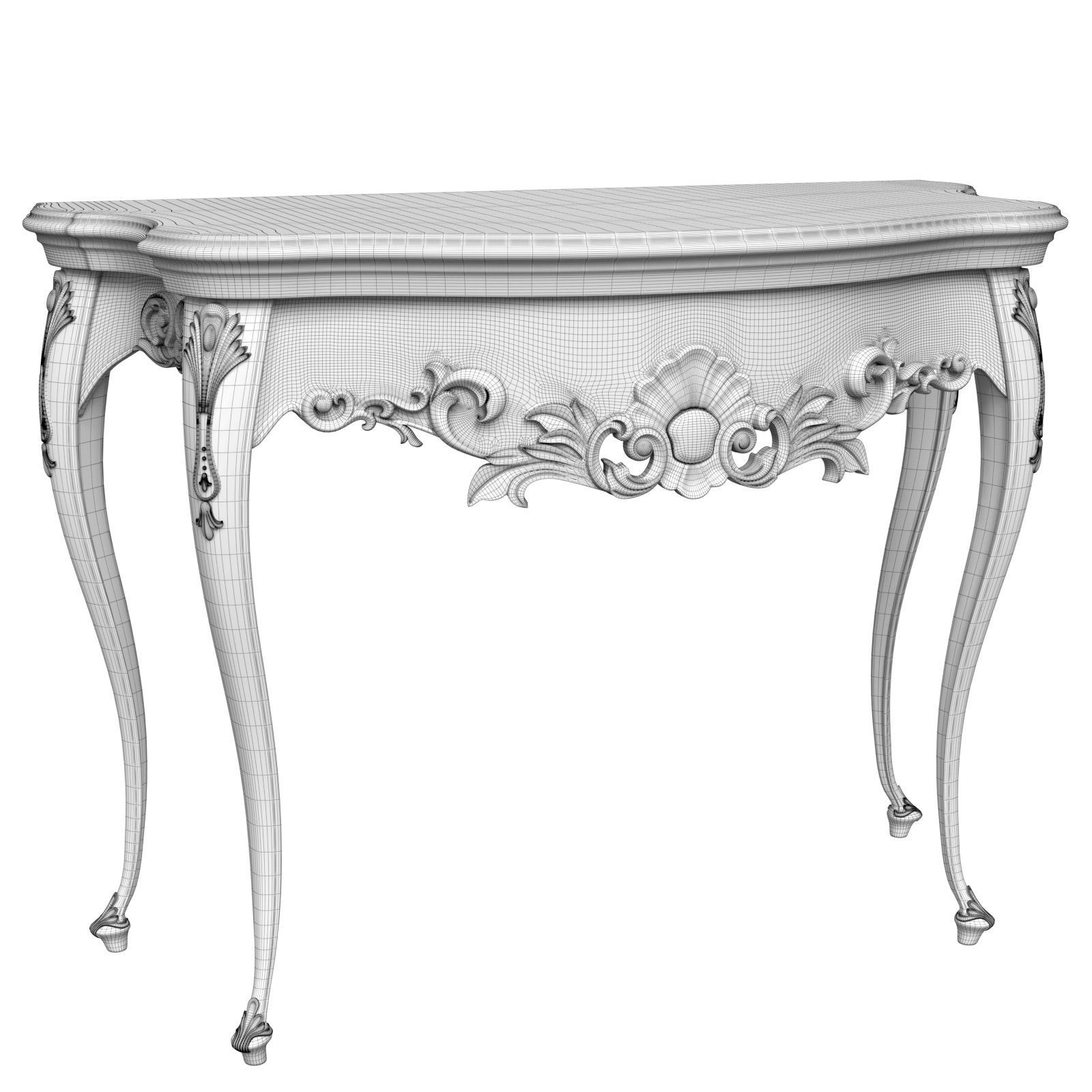 Console classic 3D model_10