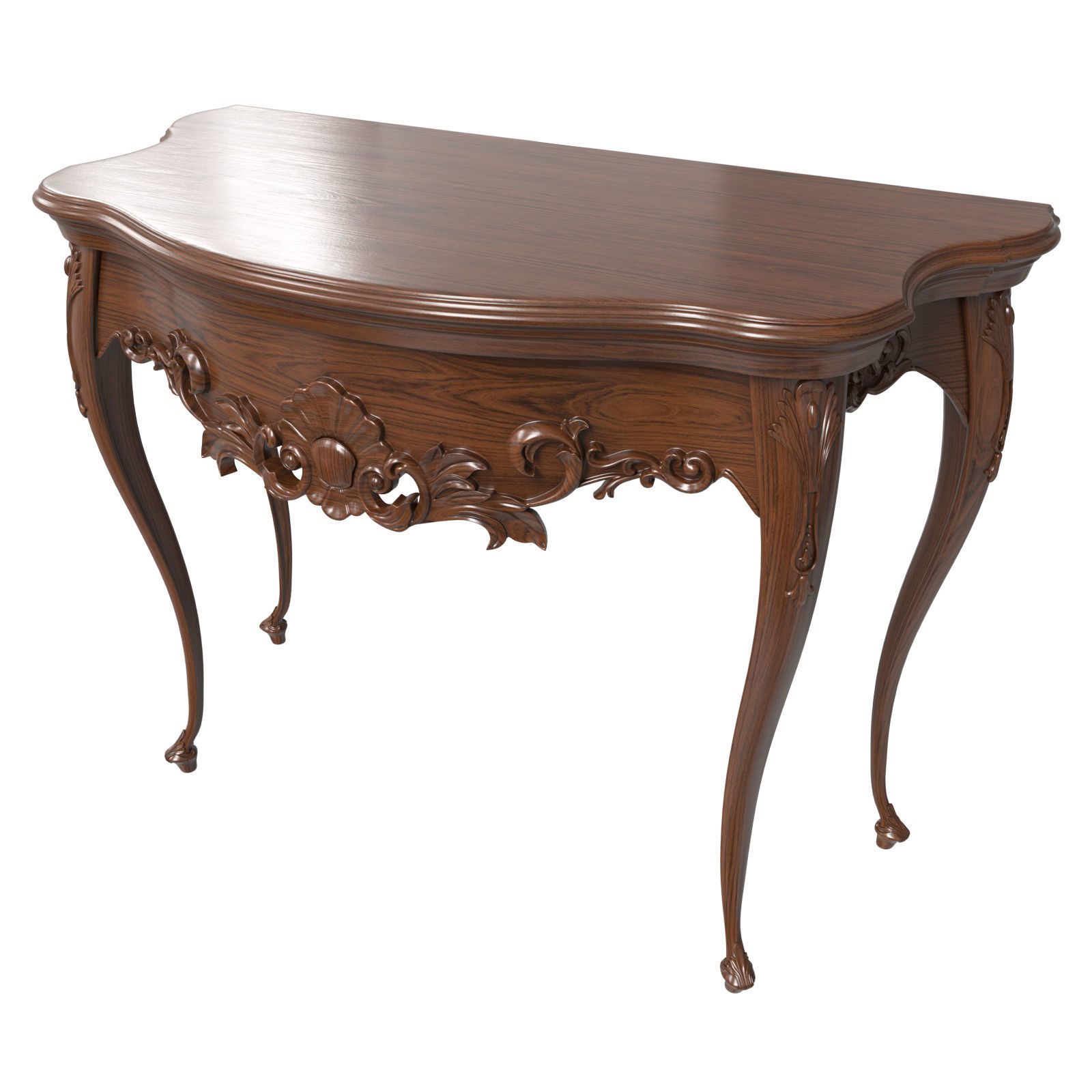 Console classic 3D model_1